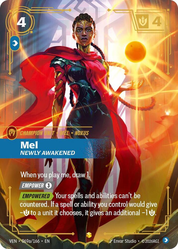 Mel, Newly Awakened (Alternate Art) (VEN 069a/166) - Riftbound: League of Legends TCG