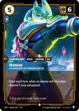 Nasus, Guardian of Knowledge (Alternate Art) - Riftbound: League of Legends TCG