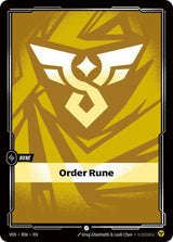 Order Rune - Riftbound: League of Legends TCG