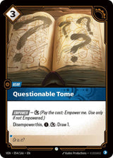 Questionable Tome (VEN 054/166) - Riftbound: League of Legends TCG