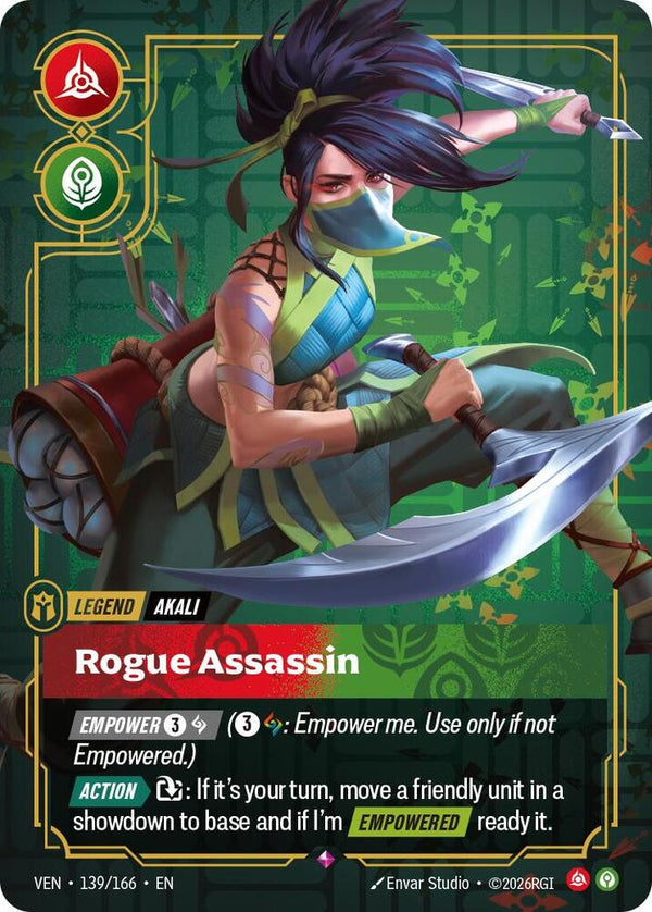 Akali, Rogue Assassin - Riftbound: League of Legends TCG