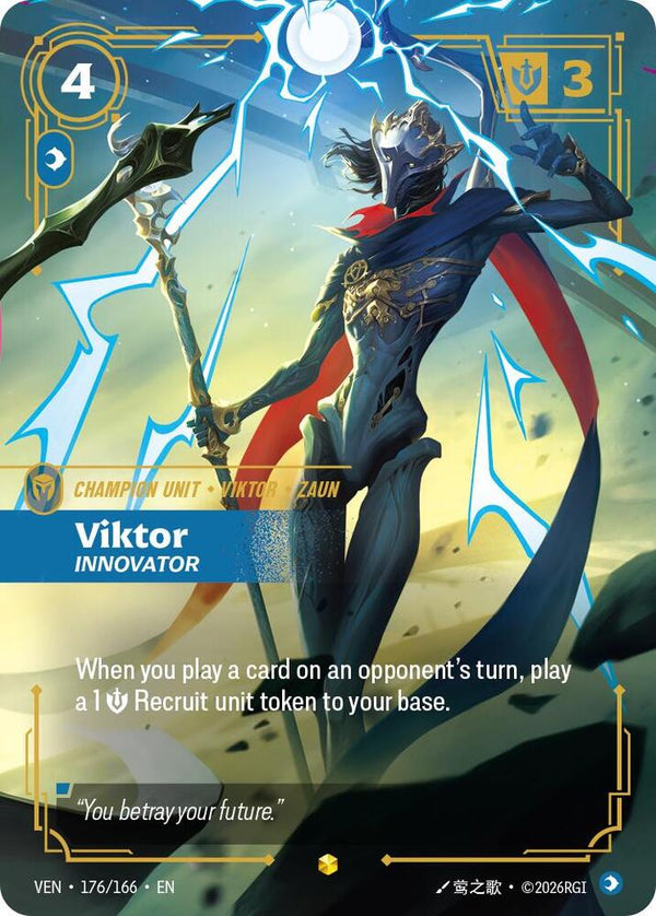 Viktor - Innovator (Overnumbered) - Riftbound: League of Legends TCG