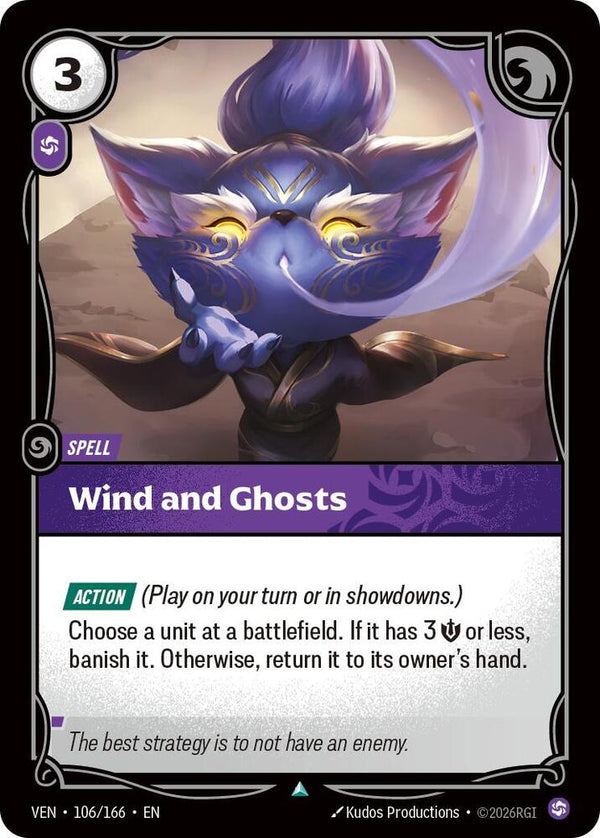 Wind and Ghosts (VEN 106/166) - Riftbound: League of Legends TCG