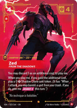 Zed, From the Shadows - Riftbound: League of Legends TCG