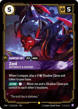 Zed, Without a Sound (Alternate Art) - Riftbound: League of Legends TCG