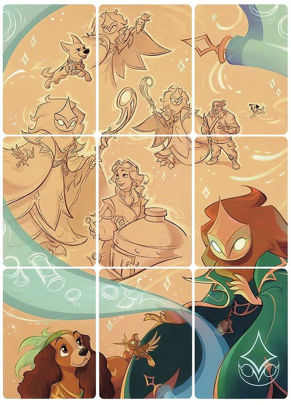 Archazia's Island Puzzle Insert (Set of 9) (Version 2 of 2) - Disney Lorcana