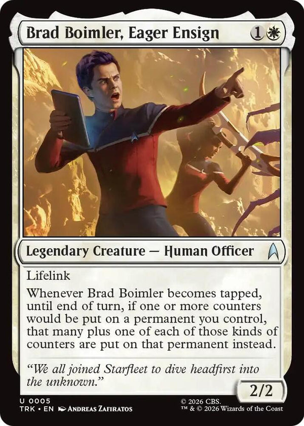 Brad Boimler, Eager Ensign - Magic: The Gathering