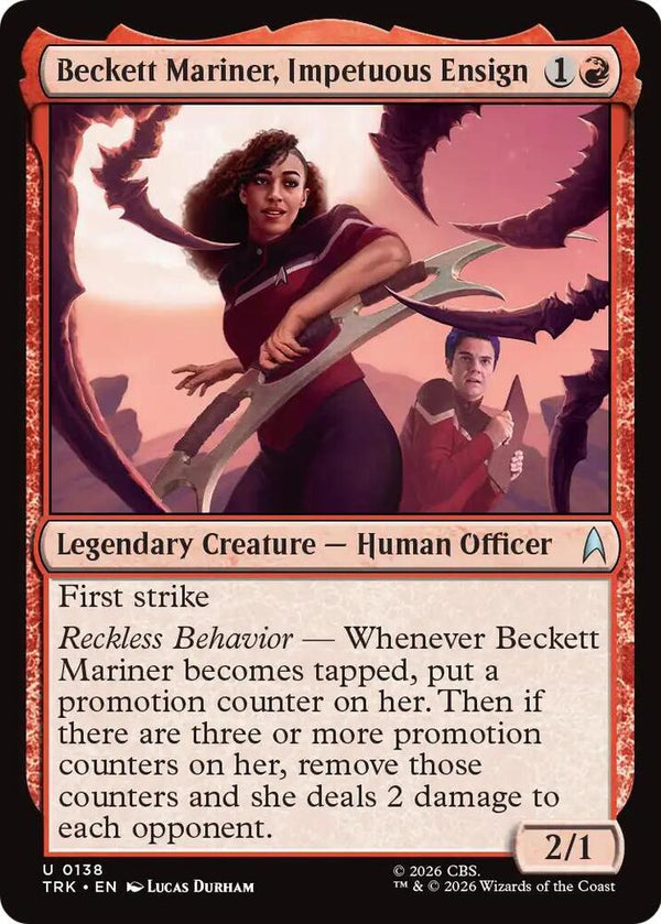 Beckett Mariner, Impetuous Ensign - Magic: The Gathering