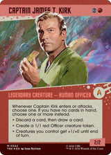 Captain James T. Kirk (Showcase) (Surge Foil) - Magic: The Gathering