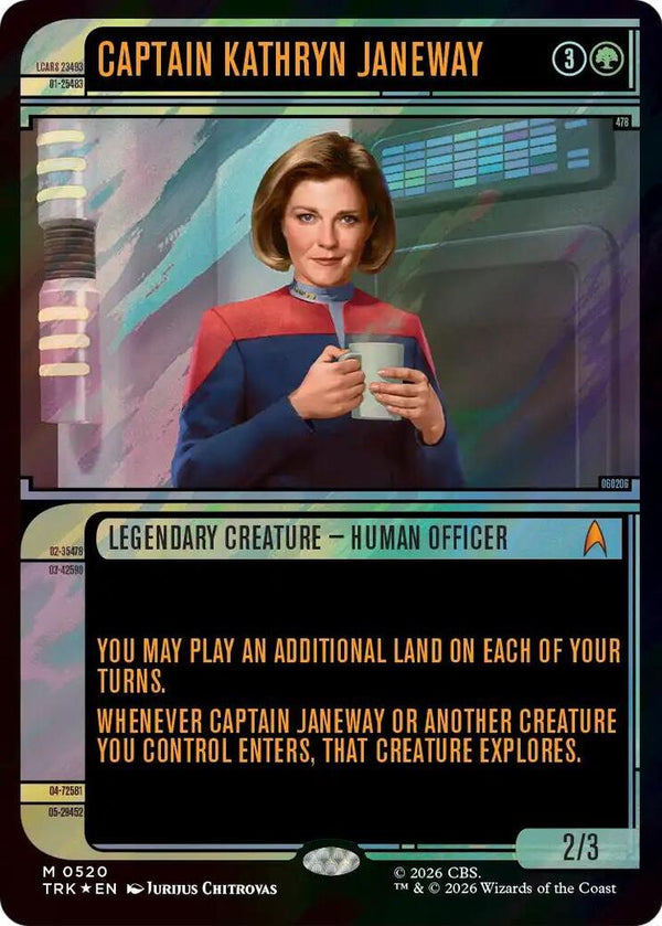Captain Kathryn Janeway (Showcase) (Surge Foil) - Magic: The Gathering