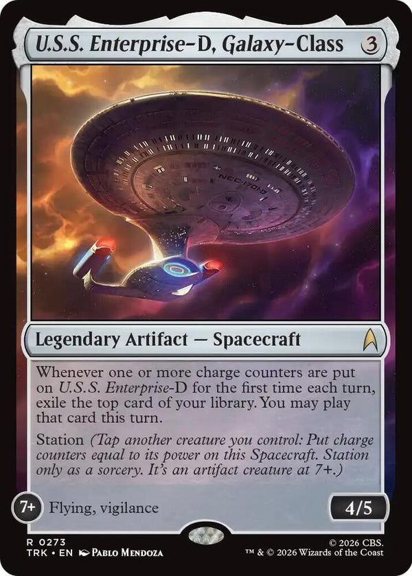 U.S.S. Enterprise-D, Galaxy-Class - Magic: The Gathering