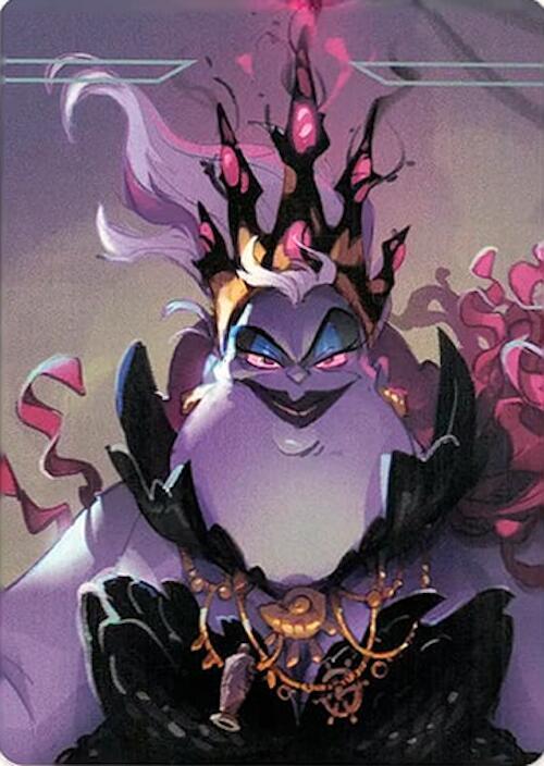 Ursula - Sea Witch Queen Puzzle Insert (Top Middle) - Disney Lorcana