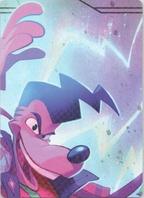 Powerline - World's Greatest Rock Star Puzzle Insert (Top Middle) - Disney Lorcana