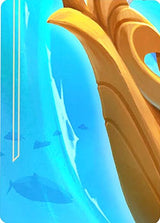 Azurite Sea Puzzle Insert (Middle Left) - Disney Lorcana