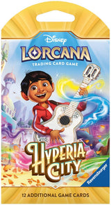 Disney Lorcana: Hyperia City Sleeved Booster Pack - Disney Lorcana