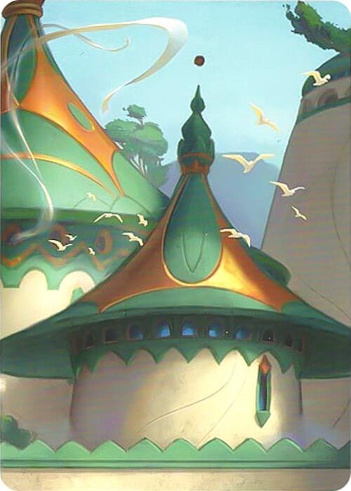 Archazia's Island Puzzle Insert (Version 1 of 2) (Middle Left) - Disney Lorcana