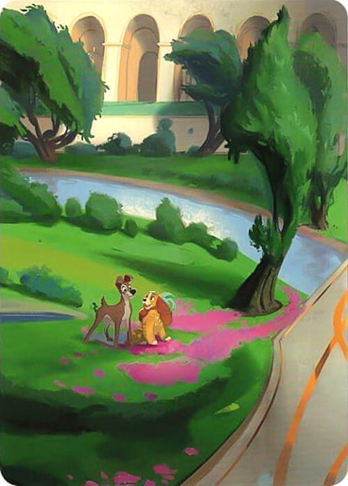 Archazia's Island Puzzle Insert (Version 1 of 2) (Bottom Left) - Disney Lorcana