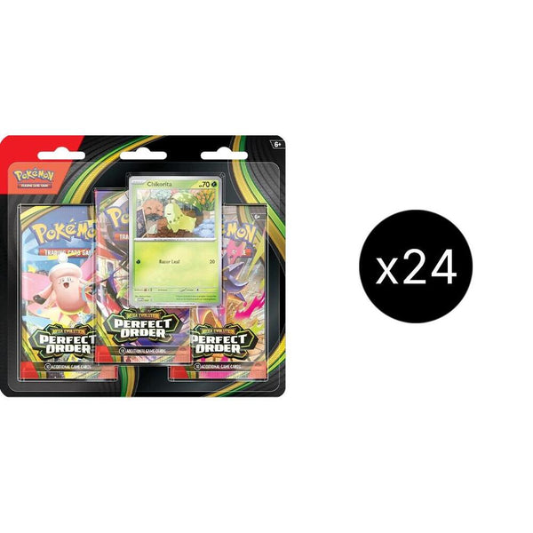 Perfect Order 3 Pack Blister Case [Chikorita] - Pokémon