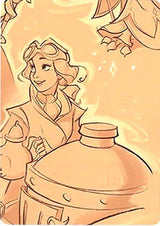 Archazia's Island Puzzle Insert (Version 2 of 2) (Middle Center) - Disney Lorcana