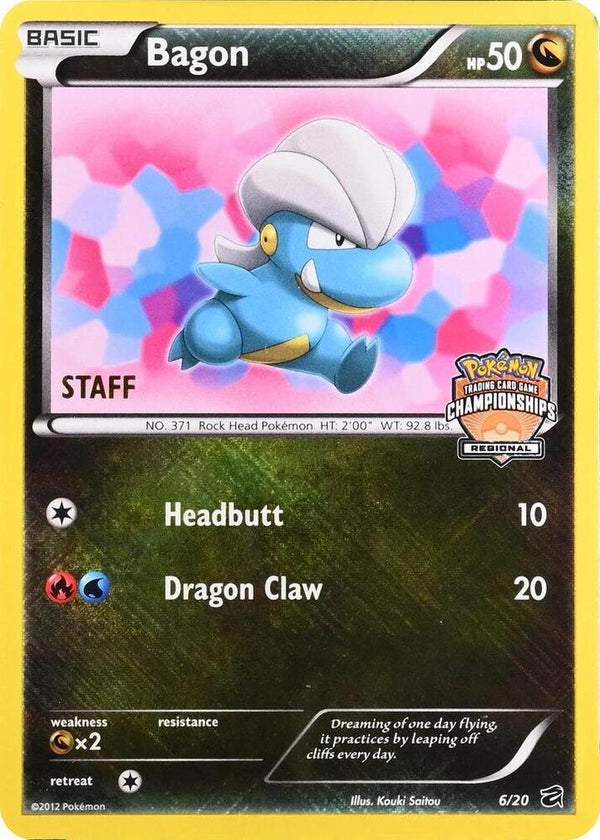 Bagon - 6/20 (Regional Championships) [Staff] - Pokémon