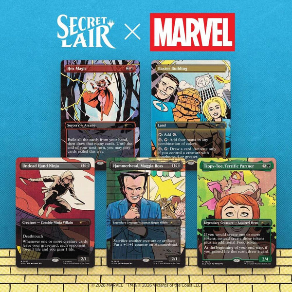 Secret Lair Drop: Secret Lair x Marvel: Spinner Rack Specials - Non-Foil Edition - Magic: The Gathering