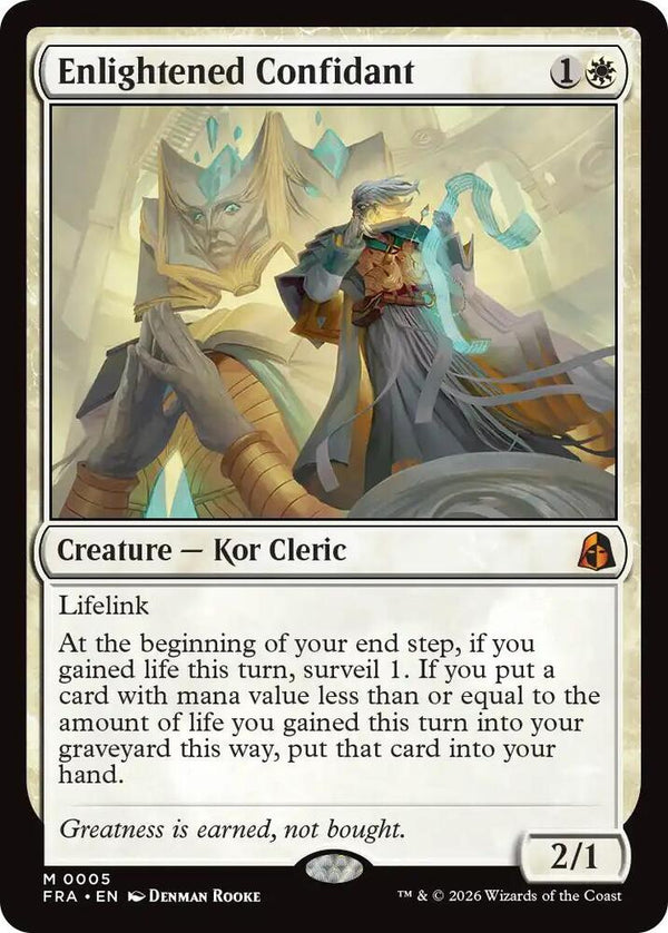 Enlightened Confidant - Magic: The Gathering