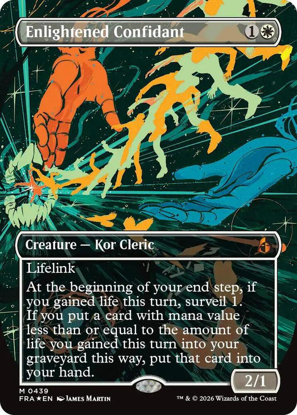 Enlightened Confidant (Borderless) (0439) - Magic: The Gathering