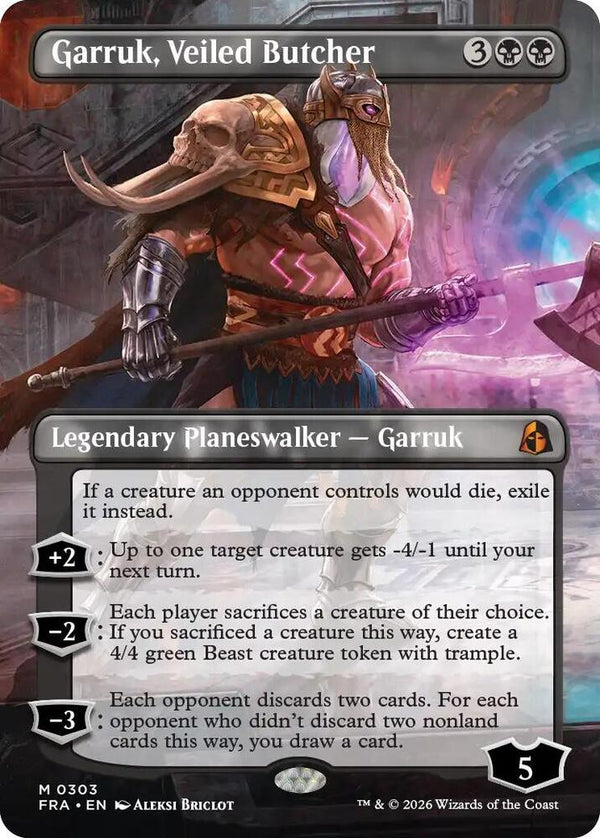 Garruk, Veiled Butcher (Borderless) - Magic: The Gathering