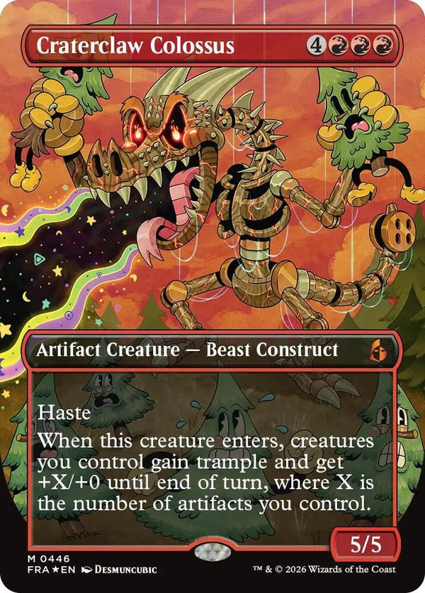 Craterclaw Colossus (Borderless) (0446) - Magic: The Gathering