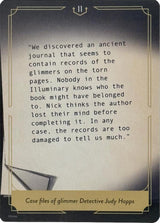 Whispers in the Well Case File Cards (11 of 18) - Disney Lorcana