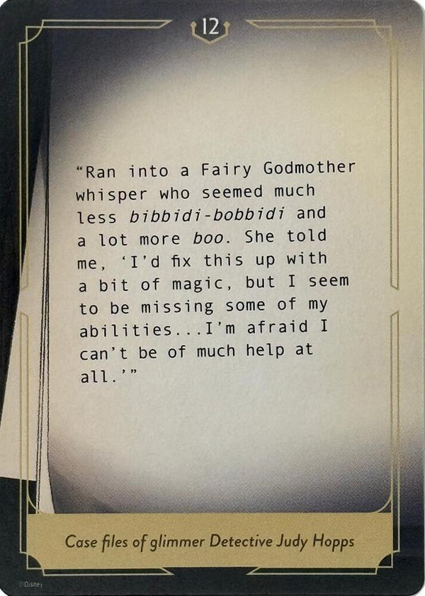 Whispers in the Well Case File Cards (12 of 18) - Disney Lorcana