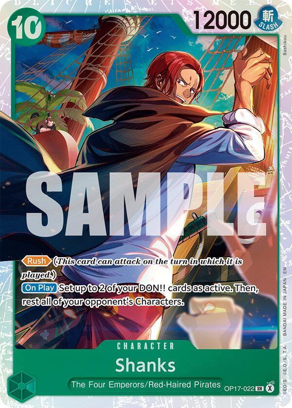 Shanks (022) - One Piece Card Game