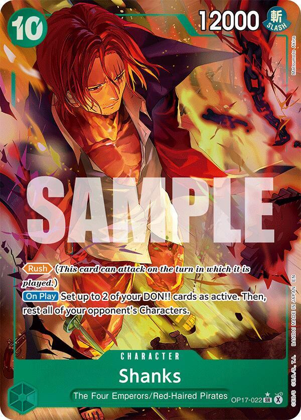 Shanks (022) (Alternate Art) - One Piece Card Game