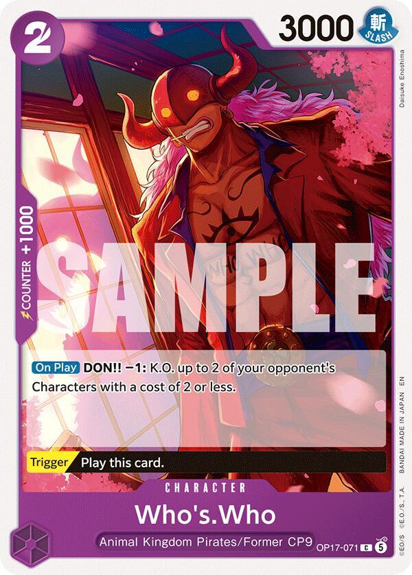 Who's.Who - One Piece Card Game