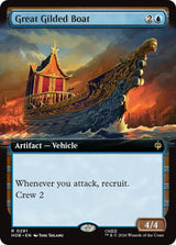 Great Gilded Boat (Extended Art) - Magic: The Gathering