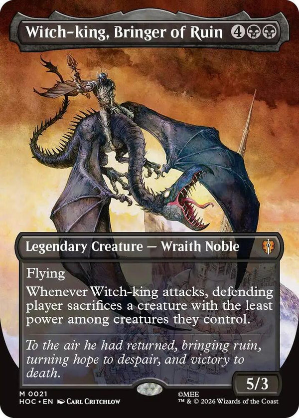 Witch-king, Bringer of Ruin (Borderless) - Magic: The Gathering
