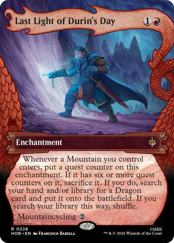 Last Light of Durin's Day (Showcase) - Magic: The Gathering