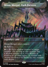 Minas Morgul, Dark Fortress (Borderless) (Surge Foil) - Magic: The Gathering