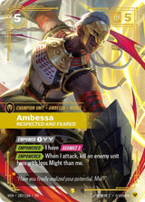 Ambessa, Respected and Feared (Overnumbered) - Riftbound: League of Legends TCG