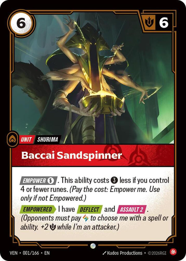 Baccai Sandspinner - Riftbound: League of Legends TCG