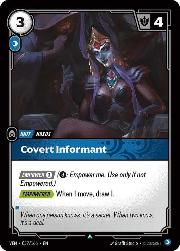 Covert Informant (VEN 057/166) - Riftbound: League of Legends TCG