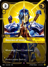 Decree of Unity (VEN 131/166) - Riftbound: League of Legends TCG