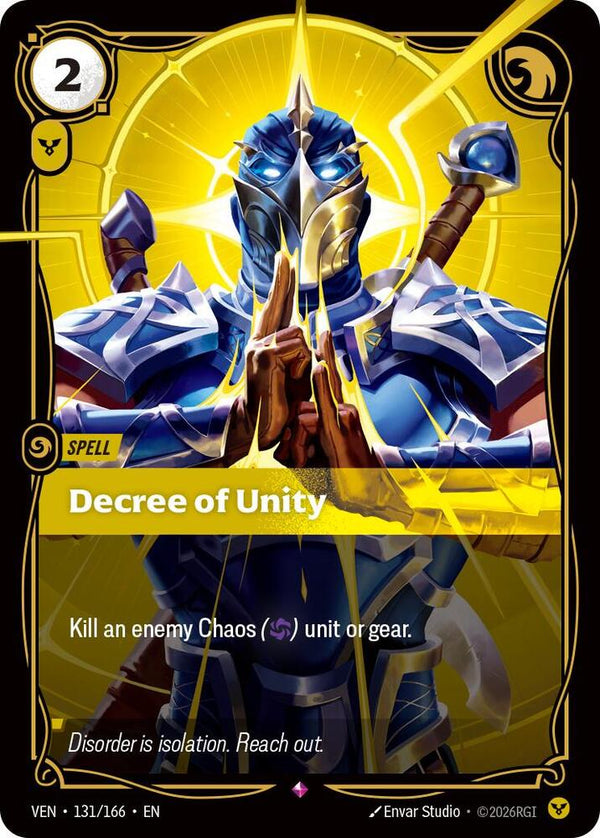 Decree of Unity (VEN 131/166) - Riftbound: League of Legends TCG