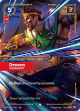 Draven - Showboat (Overnumbered) - Riftbound: League of Legends TCG