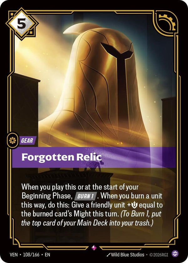 Forgotten Relic (VEN 108/166) - Riftbound: League of Legends TCG