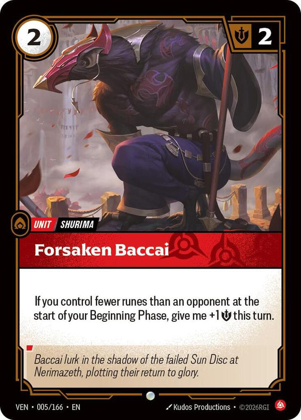 Forsaken Baccai - Riftbound: League of Legends TCG
