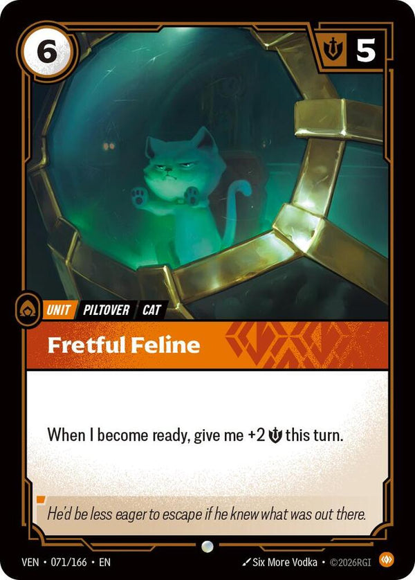 Fretful Feline (VEN 071/166) - Riftbound: League of Legends TCG
