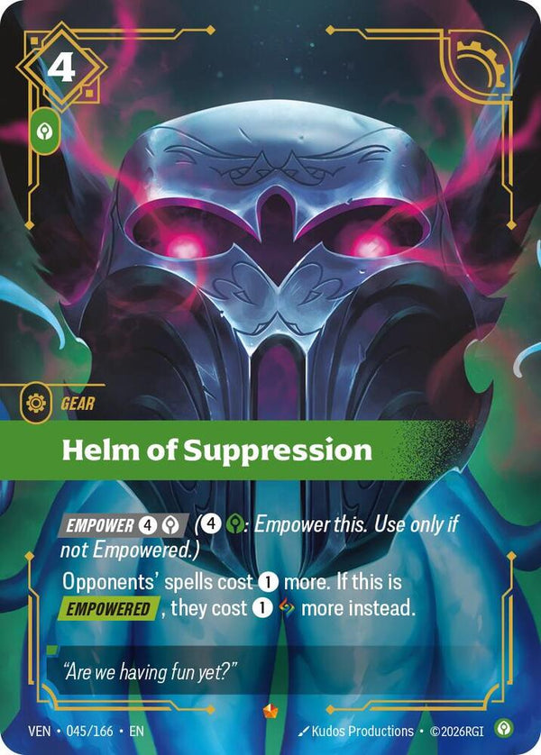 Helm of Suppression - Riftbound: League of Legends TCG
