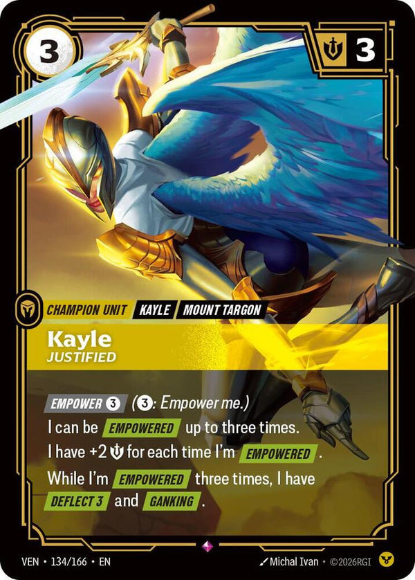 Kayle, Justified - Riftbound: League of Legends TCG