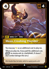 Masa, Crashing Thunder (VEN 120/166) - Riftbound: League of Legends TCG